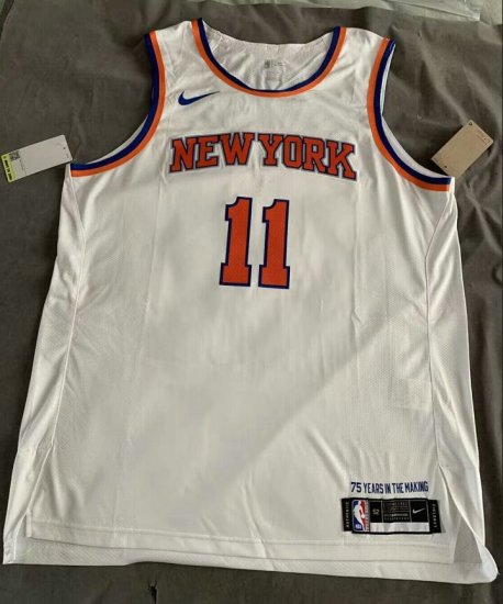 11 Brunson New York Knicks Association Edition jersey White player version